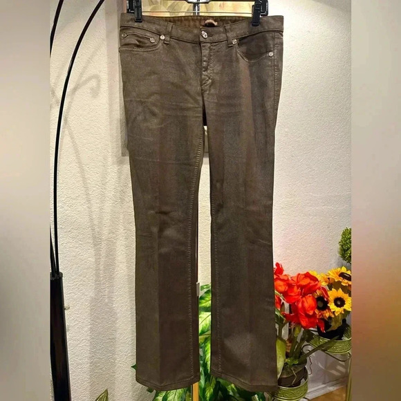 Roberto Cavalli Grey Denim Regular Fit Low Waist Jeans M - Picture 3 of 14